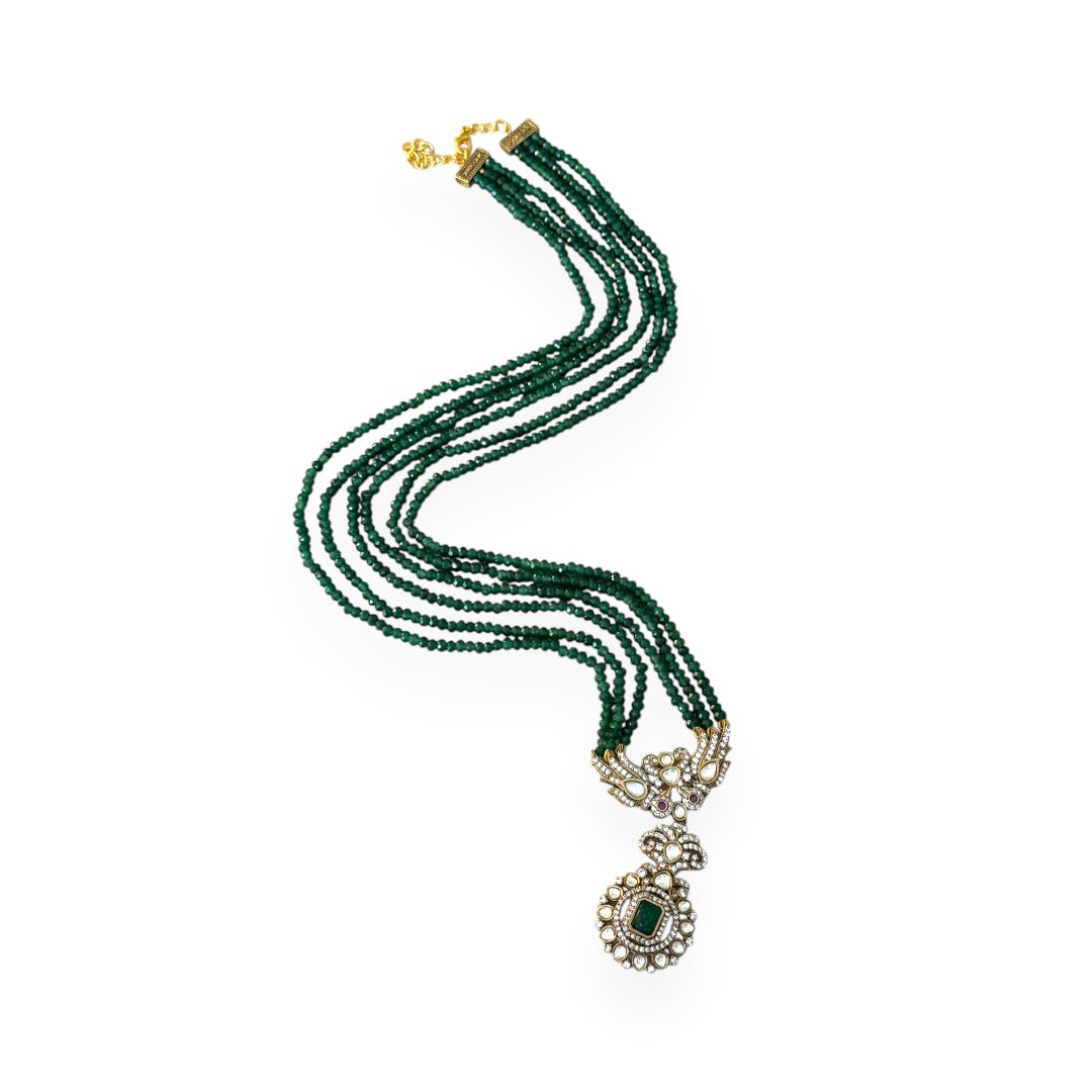 The Aurélia Necklace is an enchanting blend of luxury and artistic expression, making it the perfect statement piece for a woman who exudes both boldness and elegance.