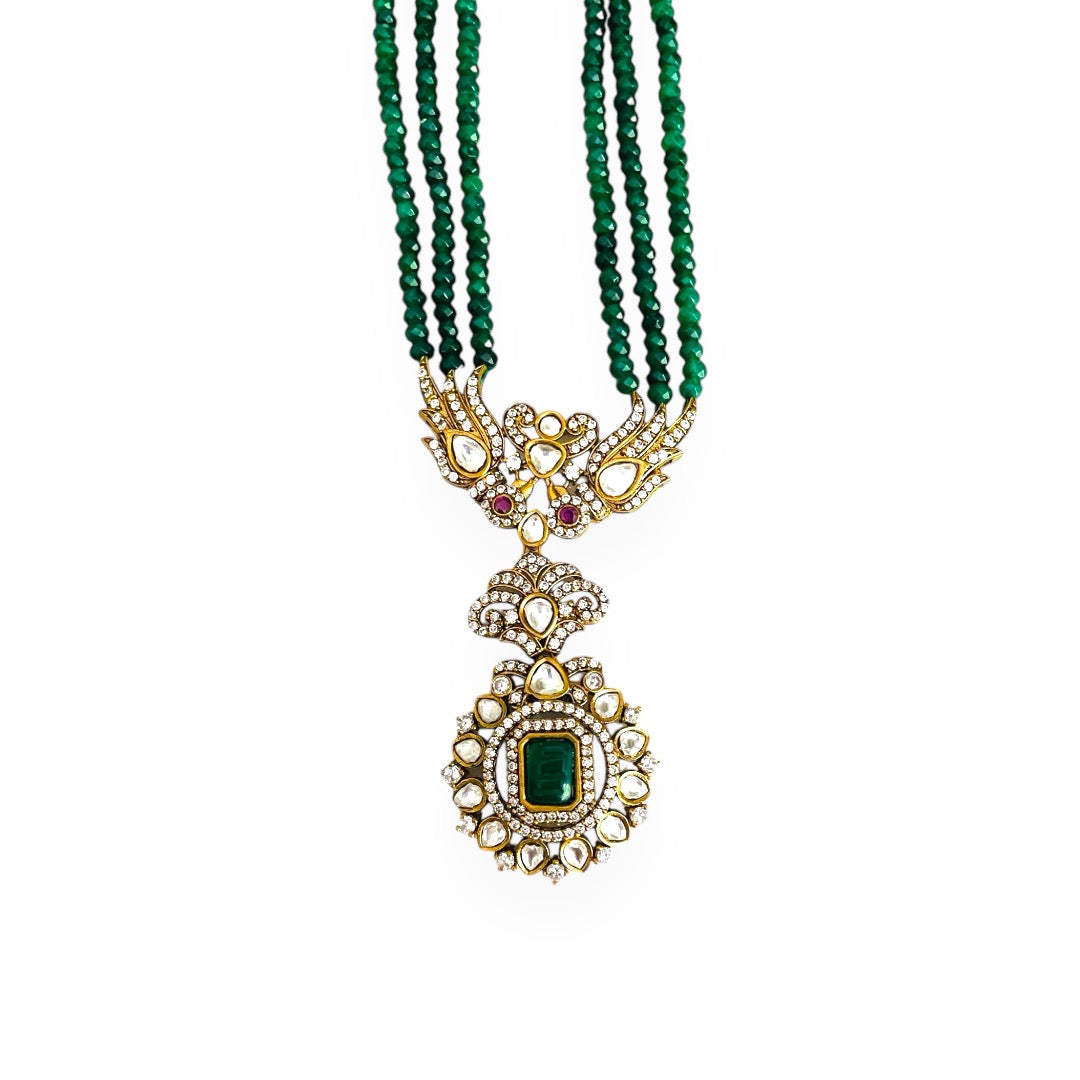 The Aurélia Necklace is an enchanting blend of luxury and artistic expression, making it the perfect statement piece for a woman who exudes both boldness and elegance.