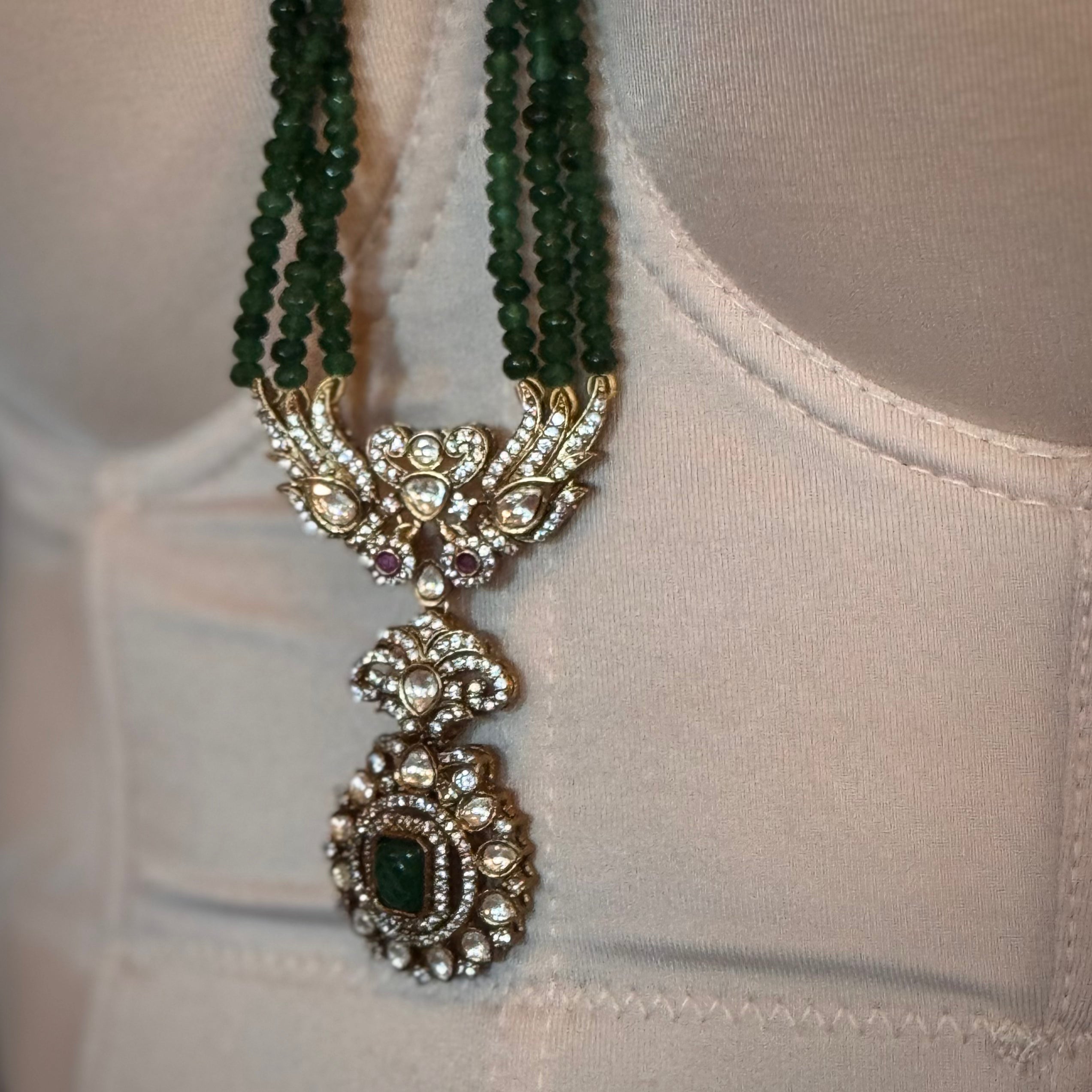 The Aurélia Necklace is an enchanting blend of luxury and artistic expression, making it the perfect statement piece for a woman who exudes both boldness and elegance.