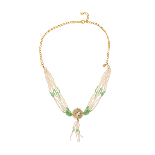 Choker neckalce on white background