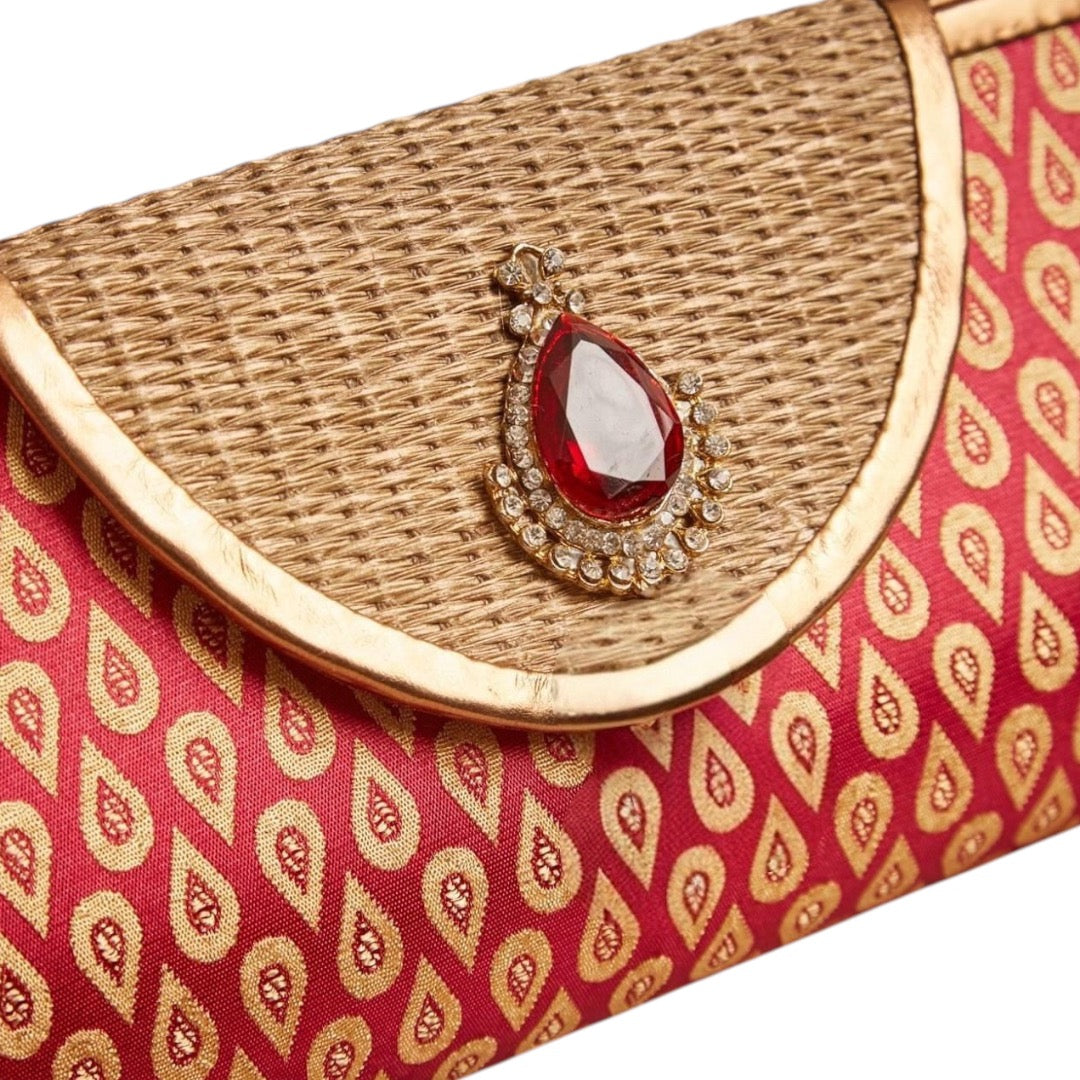 Lakshmi, Mini Baguette Tear Drop bag