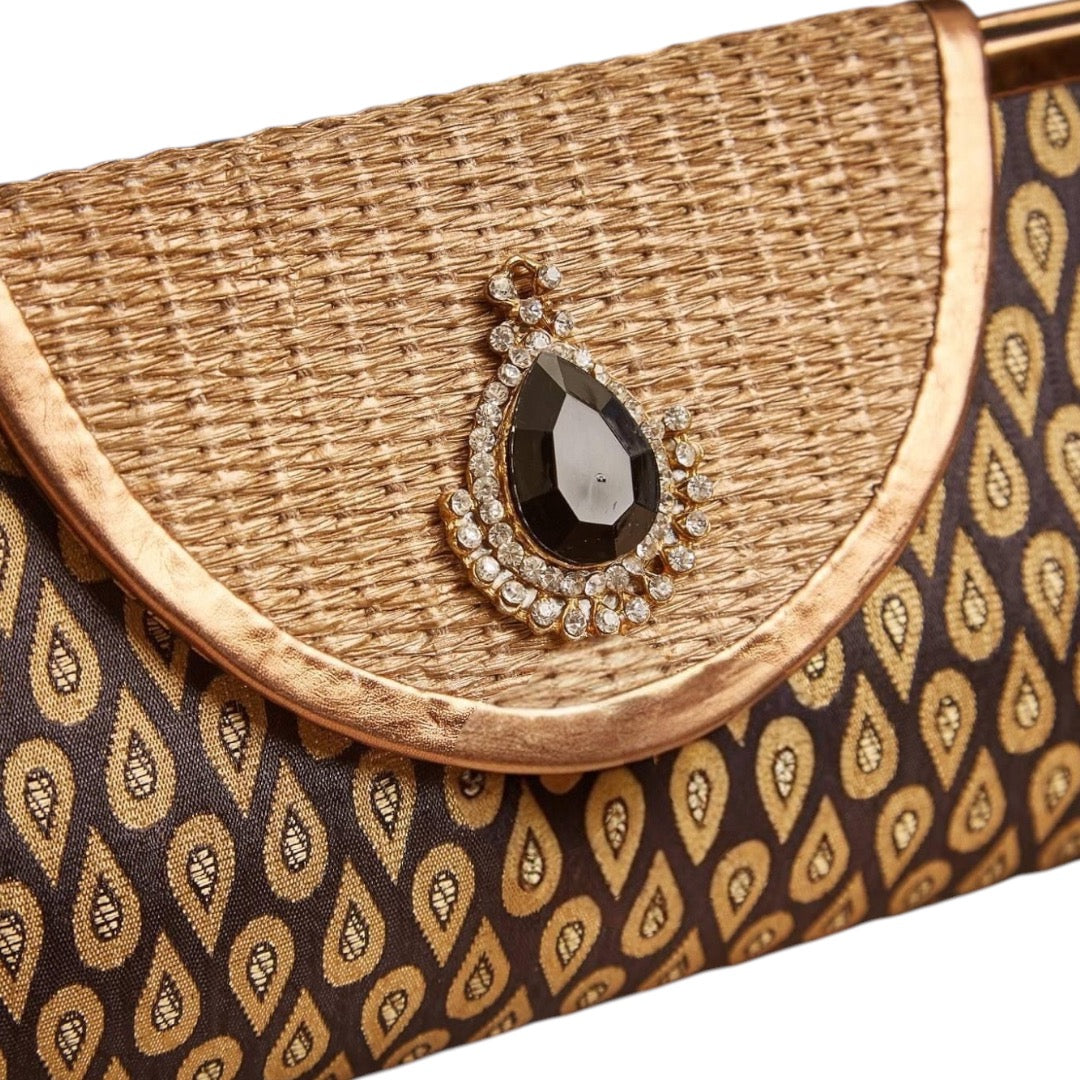 Lakshmi, Mini Baguette Tear Drop bag