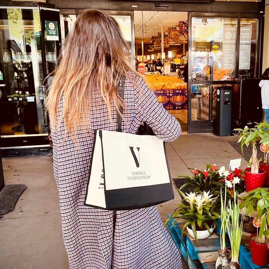 Complimentary Beach Bag - Handbags - Veronica Tharmalingam