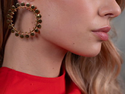 Couronne Earrings - Earrings - Veronica Tharmalingam