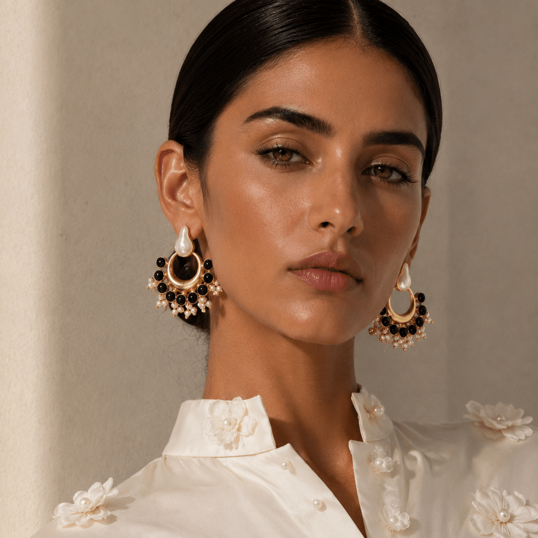Vidyut Earrings - Earrings - Veronica Tharmalingam