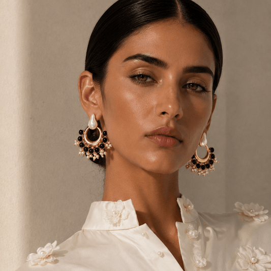 Vidyut Earrings - Earrings - Veronica Tharmalingam